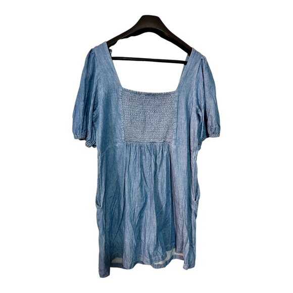 Old Navy Puff-Sleeve Jean Mini Dress - XL - Picture 8 of 8